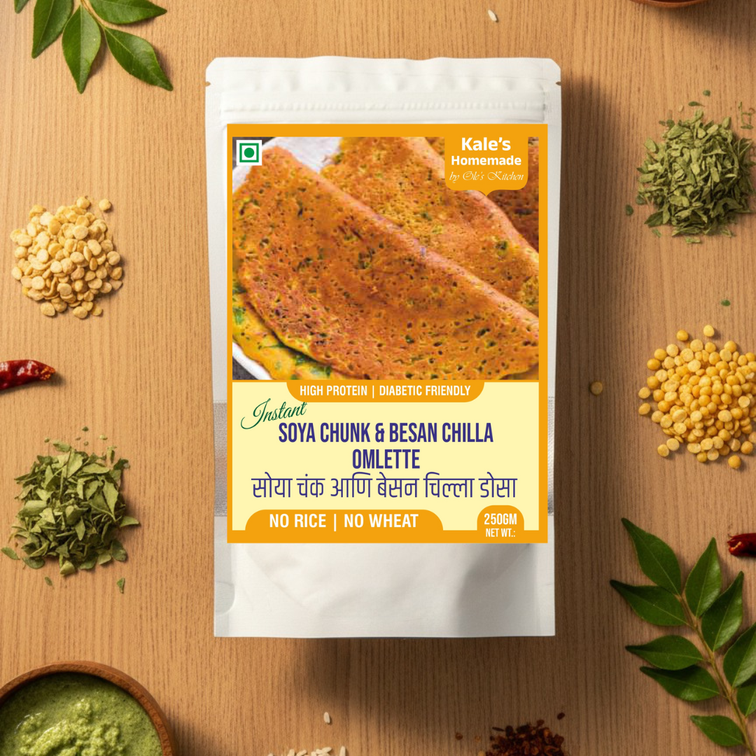 soya-chunk-besan-chilla-omlette